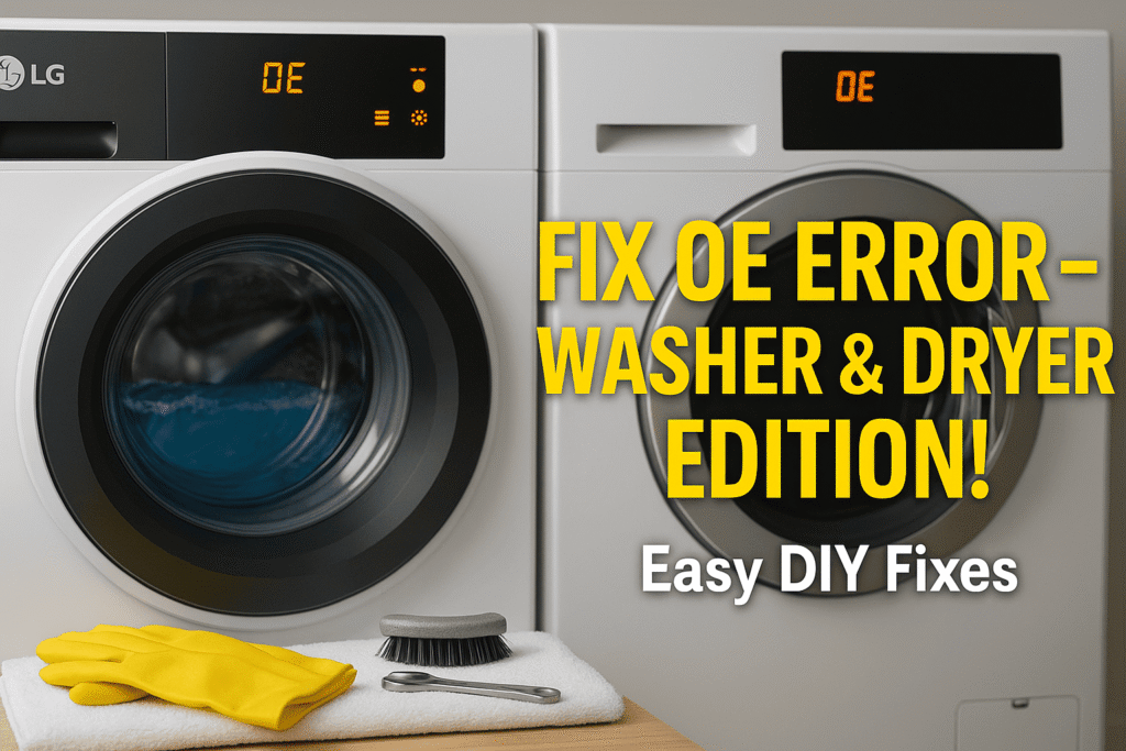 LG Washer and Dryer OE Error