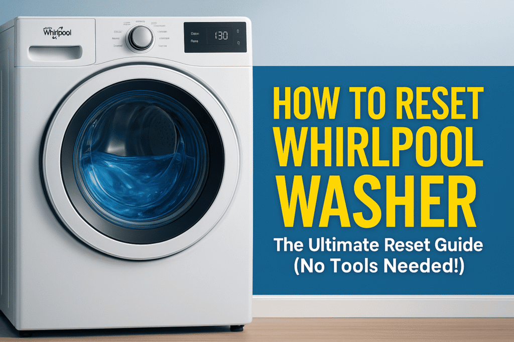 how to reset whirlpool washer