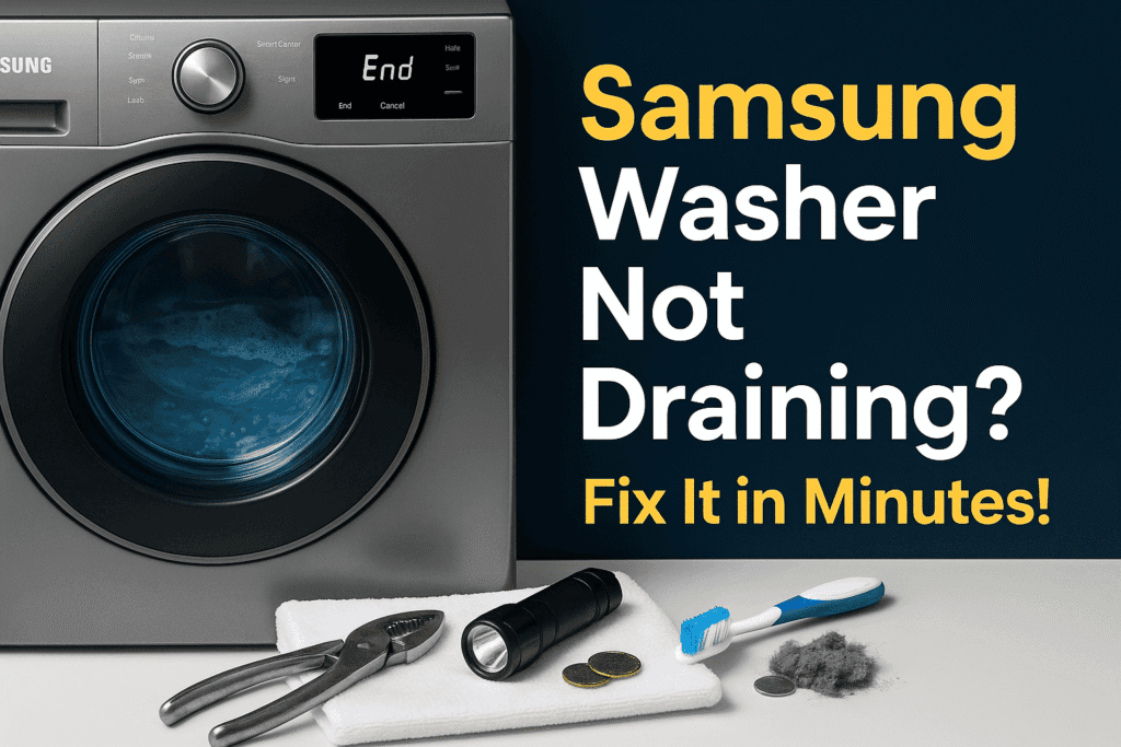 Samsung washer not draining?